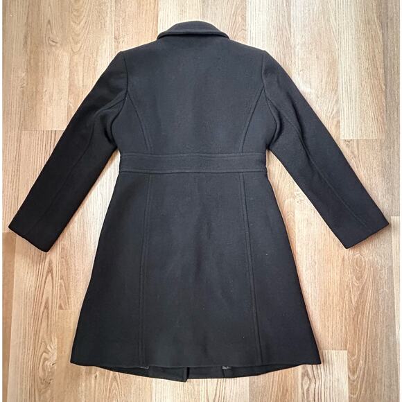 NWT $298 J Crew Factory Petite Lady Day Coat in Black Size 6 Petite - Picture 2 of 5